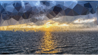 Low Poly Ocean Sunset