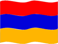 Flag of Armenia wave