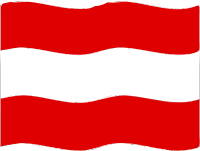 Flag of Austria wave