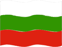 Flag of Bulgaria wave