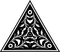 Triangular ornament 22