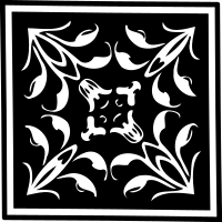 Square ornament 16