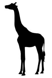 Giraffe Silhouette 3