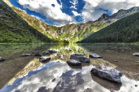 Surreal Avalanche Lake Glacier National Park