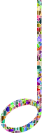 Vivid Chromatic Tiled Musical Note 3