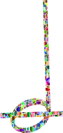 Vivid Chromatic Tiled Musical Note 5