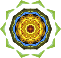 Sunflower kaleidoscope 23