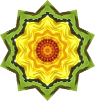 Sunflower kaleidoscope 25