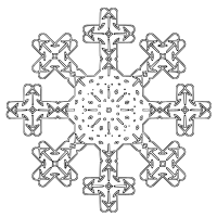 snowflake outline