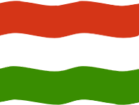 Flag of Hungary wave