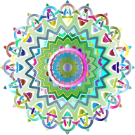 Prismatic Celtic Knot Design 14 No Background