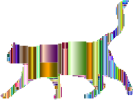 Prismatic Elegant Cat Mondrian Mosaic 5