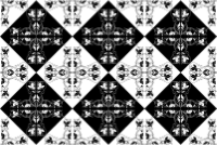 Notan Art Tile Pattern