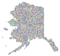 Prismatic Alaska Hexagonal Mosaic