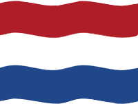 Flag of Netherlands wave