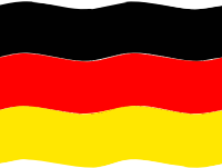 Flag of Germany wave
