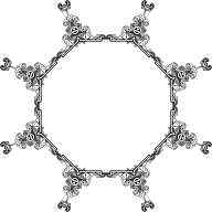 Vintage Symmetric Frame Extrapolated 9 Variation 2