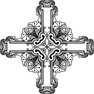 Vintage Symmetric Frame Cross 3