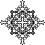 Vintage Symmetric Frame Cross 4
