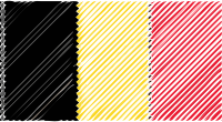 Belguim flag linear
