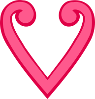 Stylized heart (colour)