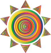 Prismatic Sun Icon
