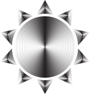 Prismatic Sun Icon Variation 3