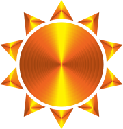 Prismatic Sun Icon Variation 5