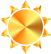 Prismatic Sun Icon Variation 8