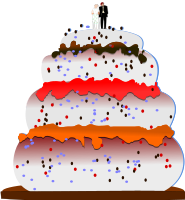 BOLO DE CASAMENTO