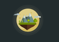 Mountain Flat Design