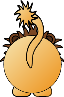 lion back