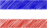 Serbia flag linear