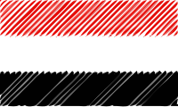 Yemen flag linear