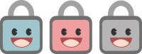 Cute lock icons