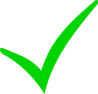 Green Checkmark and Red Minus