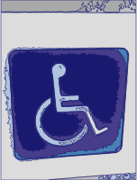Funky Wheelchair Symbol