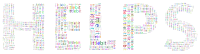 Prismatic Little Bit Typography No Background