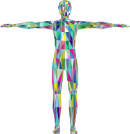 Prismatic Low Poly Human Male Variation 2