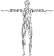 Prismatic Low Poly Human Male Variation 3