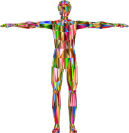 Prismatic Low Poly Human Male Variation 4