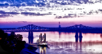 Surreal Mississippi River