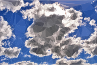 Low Poly Blue Sky 10