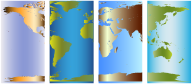 Contemporary World Map Art
