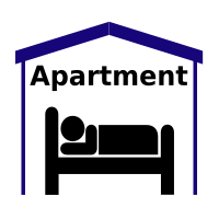 Apartment Symbol (pictogram)