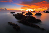 Surreal Seascape Sunset