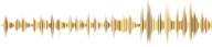 Gold Sound Wave No Background