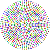 Prismatic Radial Dots 2