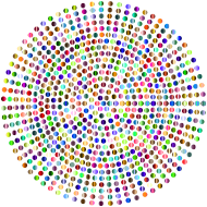 Prismatic Radial Dots 7