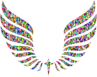 Chromatic Triangular Abstract Wings